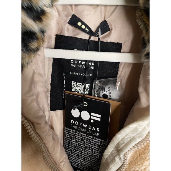 Anthropologie OOFWEAR Oversized Fleece Faux Teddy Fur Leopard Size 40 US 2 NWT - Picture 9 of 10